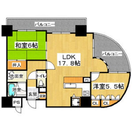 住之江フタバビルの物件間取画像